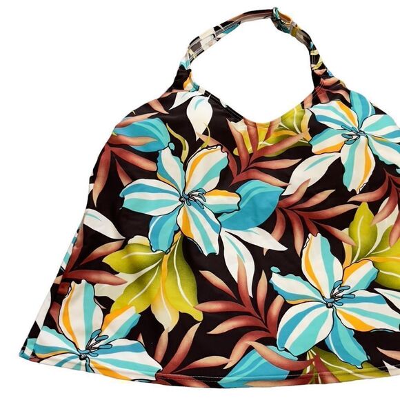 Silhouette Solutions Tankini Top Sz 16W - Picture 5 of 15